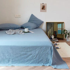 Washed Cotton Sheet Set - 14 colors