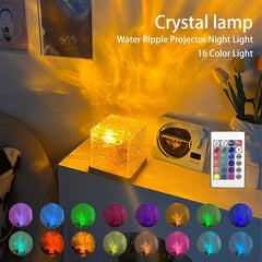 Crystal Projector Table Lamp