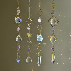 Crystal Moon Suncatcher