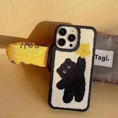 Korean Plush IPhone Case
