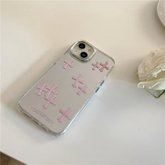 Pink Cross iPhone Case