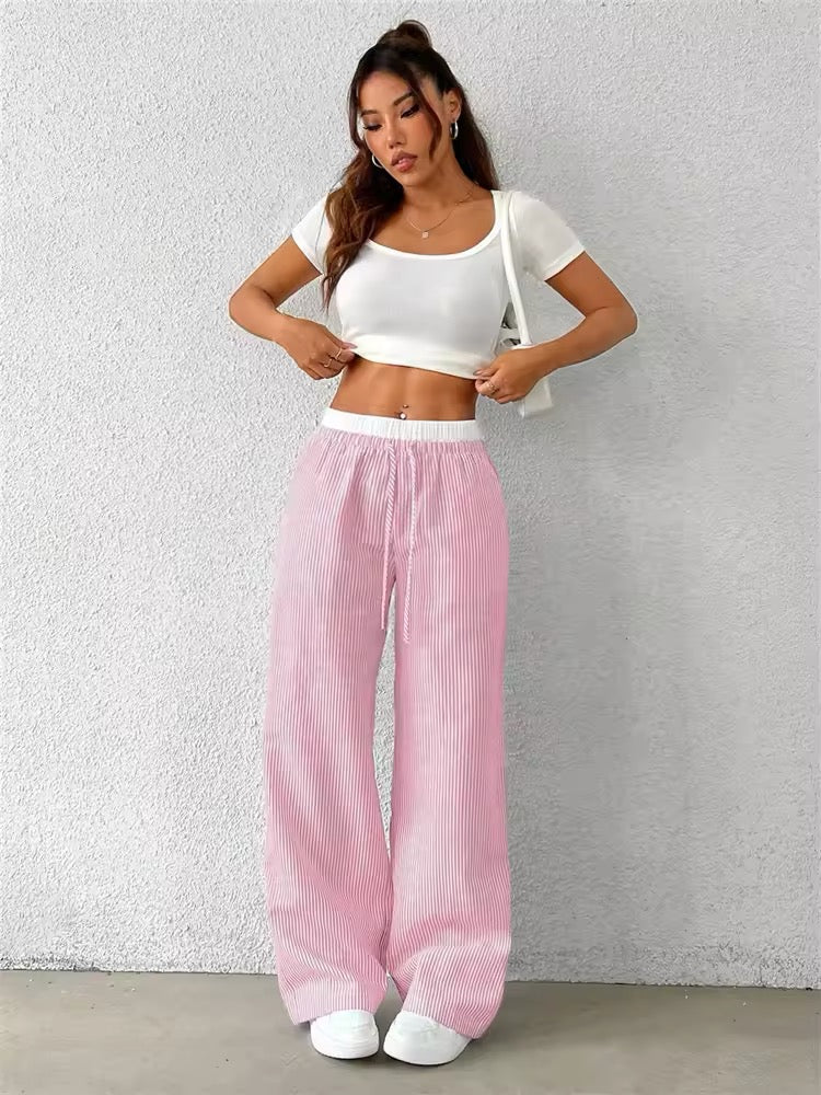 Striped Pink Pants
